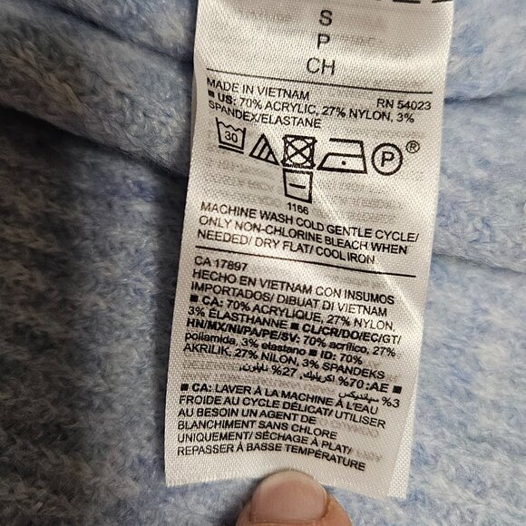 NWT Old Navy Womens Light Blue Sweater S Ribbed Knit Long Sleeve Crewneck Soft A - Picture 12 of 12